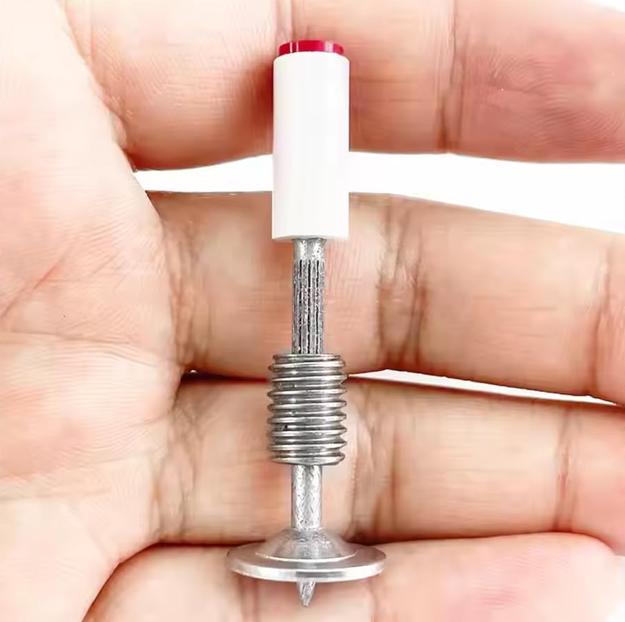 Yueqing Paku Tembak Drat Berulir Ramset Screw Threaded Nail with Nut 37mm - YQ-300 Gambar produk Yueqing Paku Tembak Drat Berulir Ramset Screw Threaded Nail with Nut 37mm - YQ-300