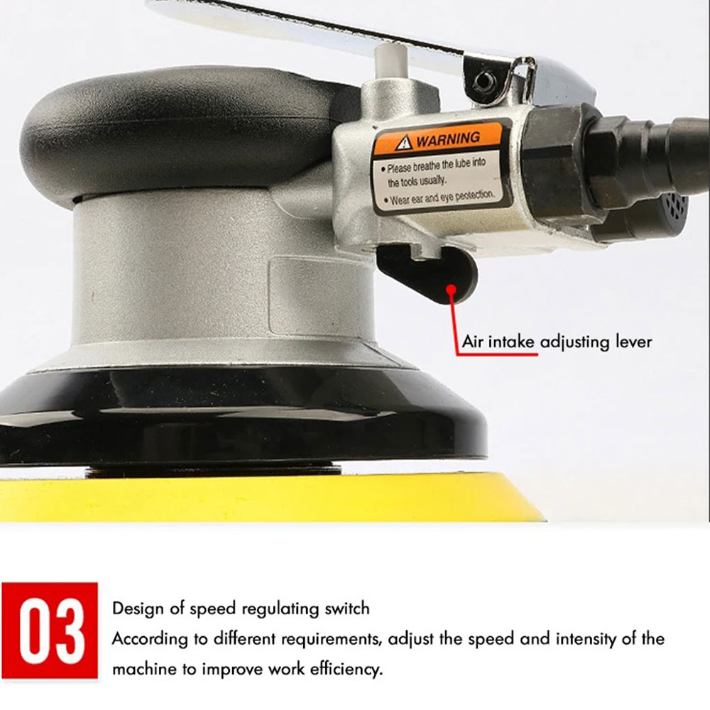 Keenso Mesin Amplas Angin Air Orbital Sander Pneumatic Round 5 Inch - BG-125D Gambar produk Keenso Mesin Amplas Angin Air Orbital Sander Pneumatic Round 5 Inch - BG-125D