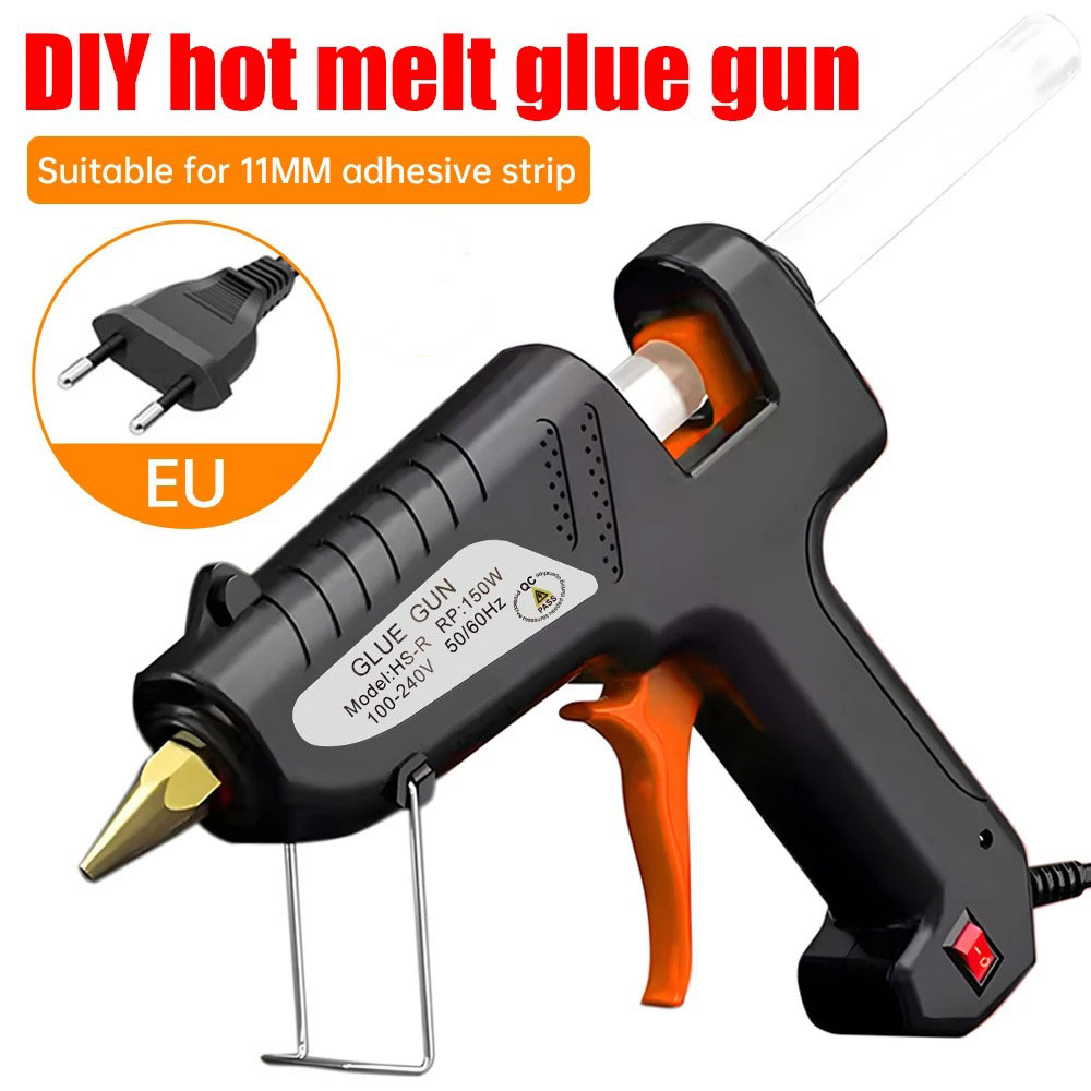 SEISSO Hot Melt Glue Gun Heating Tool Pistol Lem Tembak Panas 150W - QT-305 Gambar produk SEISSO Hot Melt Glue Gun Heating Tool Pistol Lem Tembak Panas 150W - QT-305