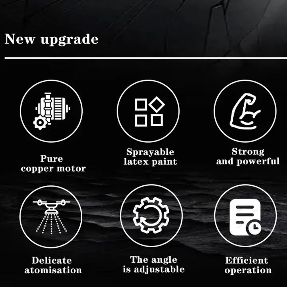 AFABEITA Wall Paint Spray Gun Semprot Cat Dinding Elektrik 800ml 200W - CX41 Gambar produk AFABEITA Wall Paint Spray Gun Semprot Cat Dinding Elektrik 800ml 200W - CX41