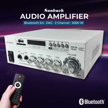 Sunbuck Audio Bluetooth 5.0 DAC Amplifier 2 Ch Remote 2000W - AV-660BT