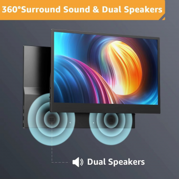 Gambar produk Taffware Portable Monitor 15.6 Inch IPS HD 1080P 60Hz Type C Mini HDMI - SJD1650