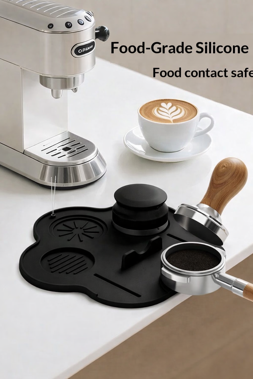 Gambar produk LUZ Wadah Alat Kopi Portafilter Tamper Tamping Silicone Coffee - L-44