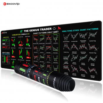 EXCOVIP Mouse Pad Gaming Alas Laptop Keyboard Anti Slip Desk Mat - EC1