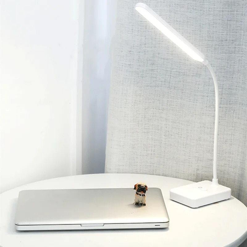 FEIMEI Lampu Meja Belajar Cool White Desk Lamp Plug-in Version - T1902 Gambar produk FEIMEI Lampu Meja Belajar Cool White Desk Lamp Plug-in Version - T1902