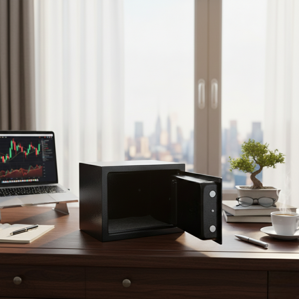 TaffGUARD Kotak Brankas Hotel Mini Password Safe Deposit Box Medium - EB20/EB25 Gambar produk TaffGUARD Kotak Brankas Hotel Mini Password Safe Deposit Box Medium - EB20/EB25