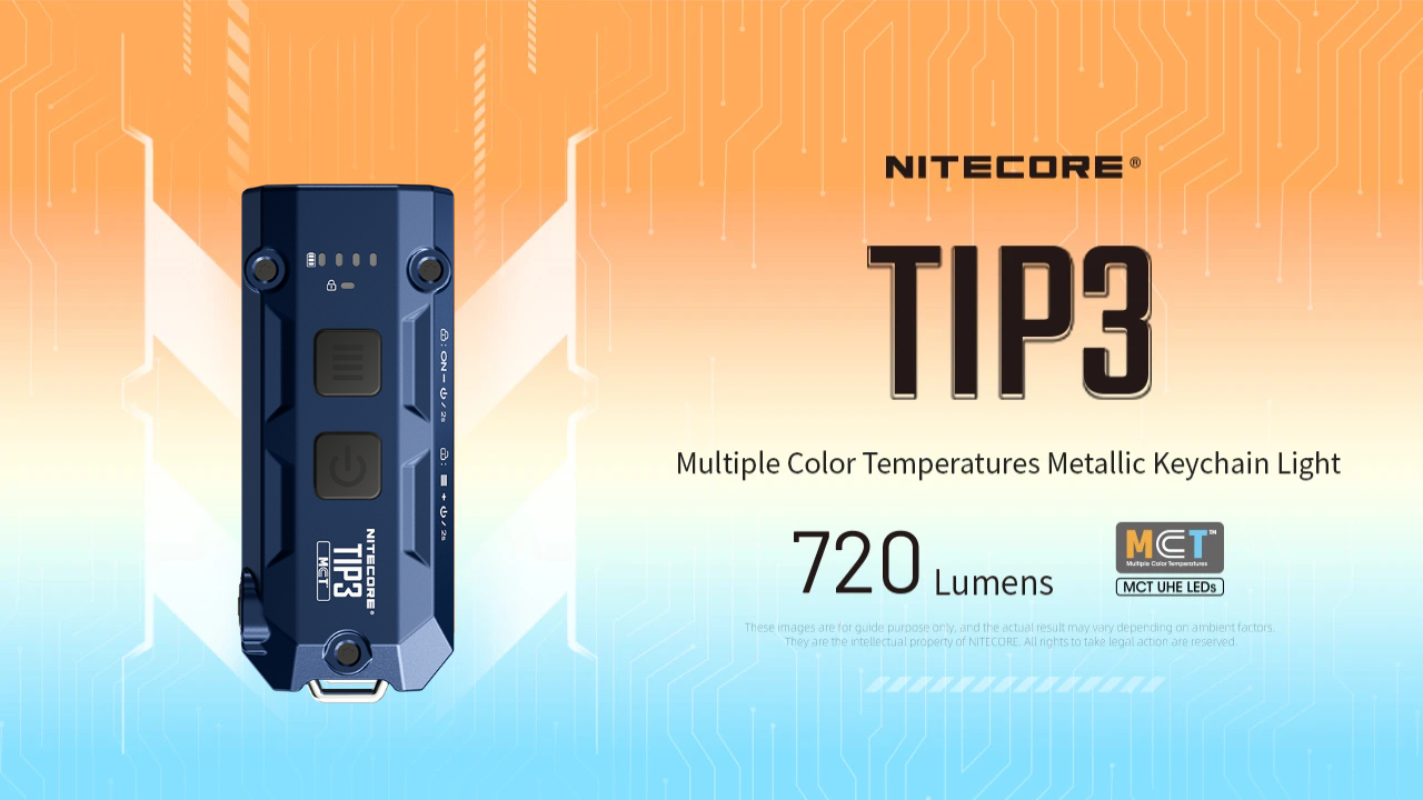 Gambar produk Nitecore Senter LED Mini Gantungan Keychain Flashlight 700 Lumens - TIP3