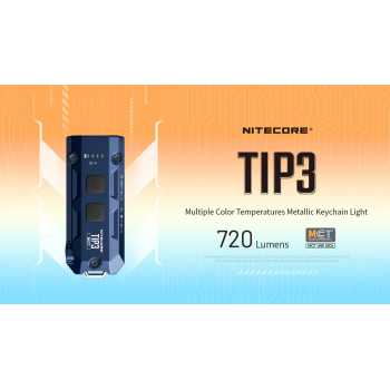 Nitecore Senter LED Mini Gantungan Keychain Flashlight 700 Lumens - TIP3