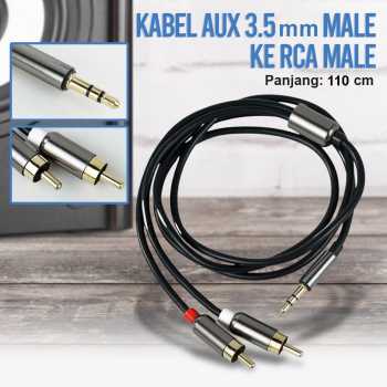 Gambar produk FONKEN Kabel Audio AUX 3.5mm Male to RCA Male 110cm - R1