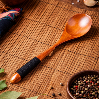 Gambar produk Novelty Sendok Sayur Centong Sup Soup Laddle Wooden Spoon - RR-20