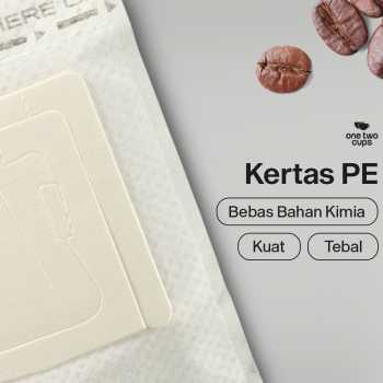 Gambar produk One Two Cups Kertas Penyaring Kopi Coffee Drip Bag Paper Filter 50PCS - T111