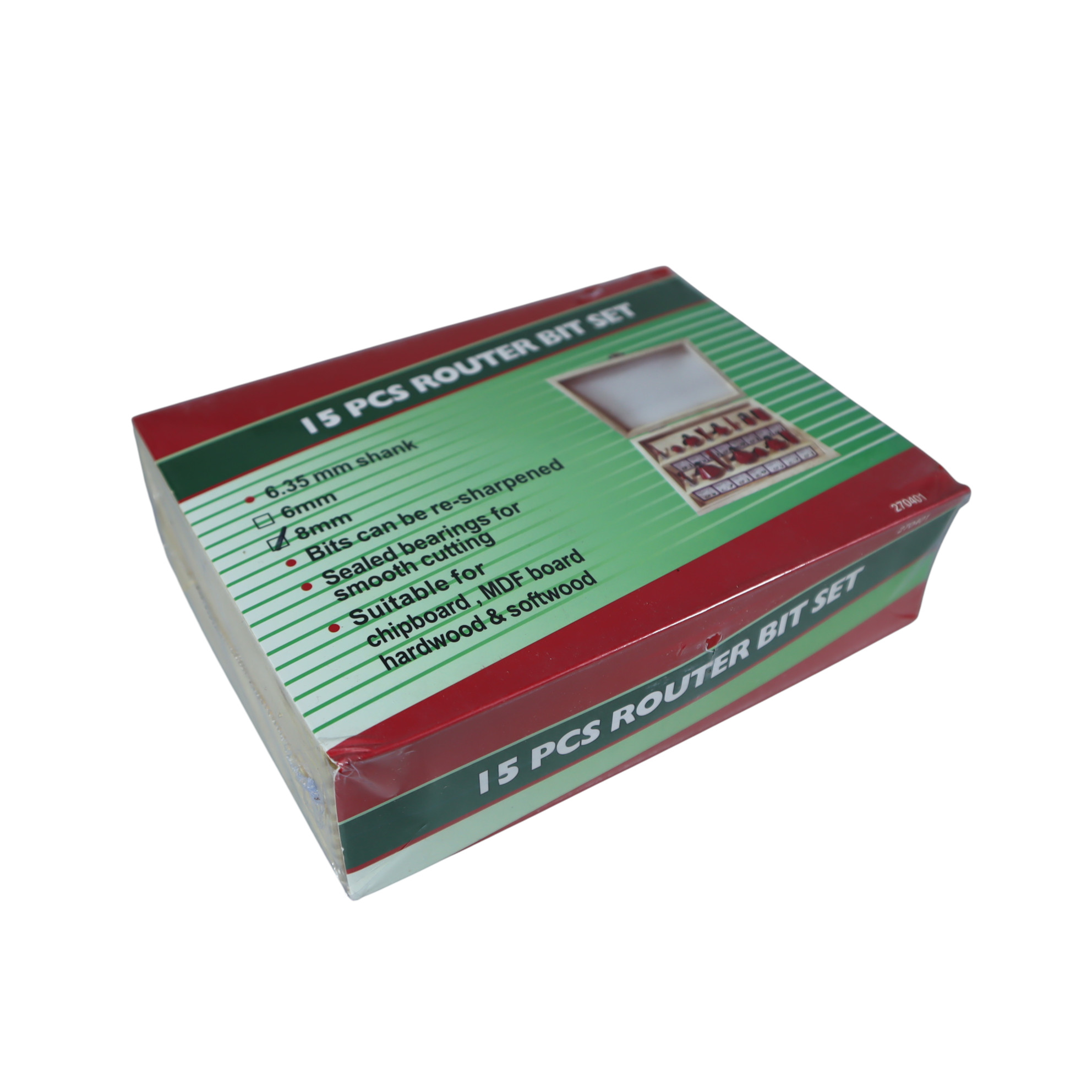 RCT Mata Bor Tungsten Carbide Router Bit Woodworking 8mm 15 PCS - RCT-15 Gambar produk RCT Mata Bor Tungsten Carbide Router Bit Woodworking 8mm 15 PCS - RCT-15