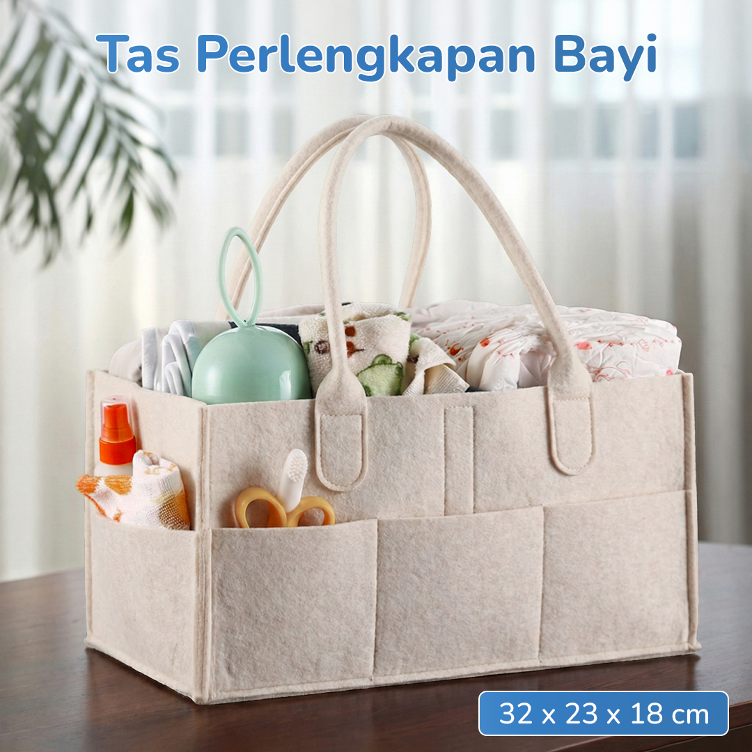Mrosaa Tas Organizer Perlengkapan Bayi Portable Baby Diaper Caddy Bag - SS320 Gambar produk Mrosaa Tas Organizer Perlengkapan Bayi Portable Baby Diaper Caddy Bag - SS320