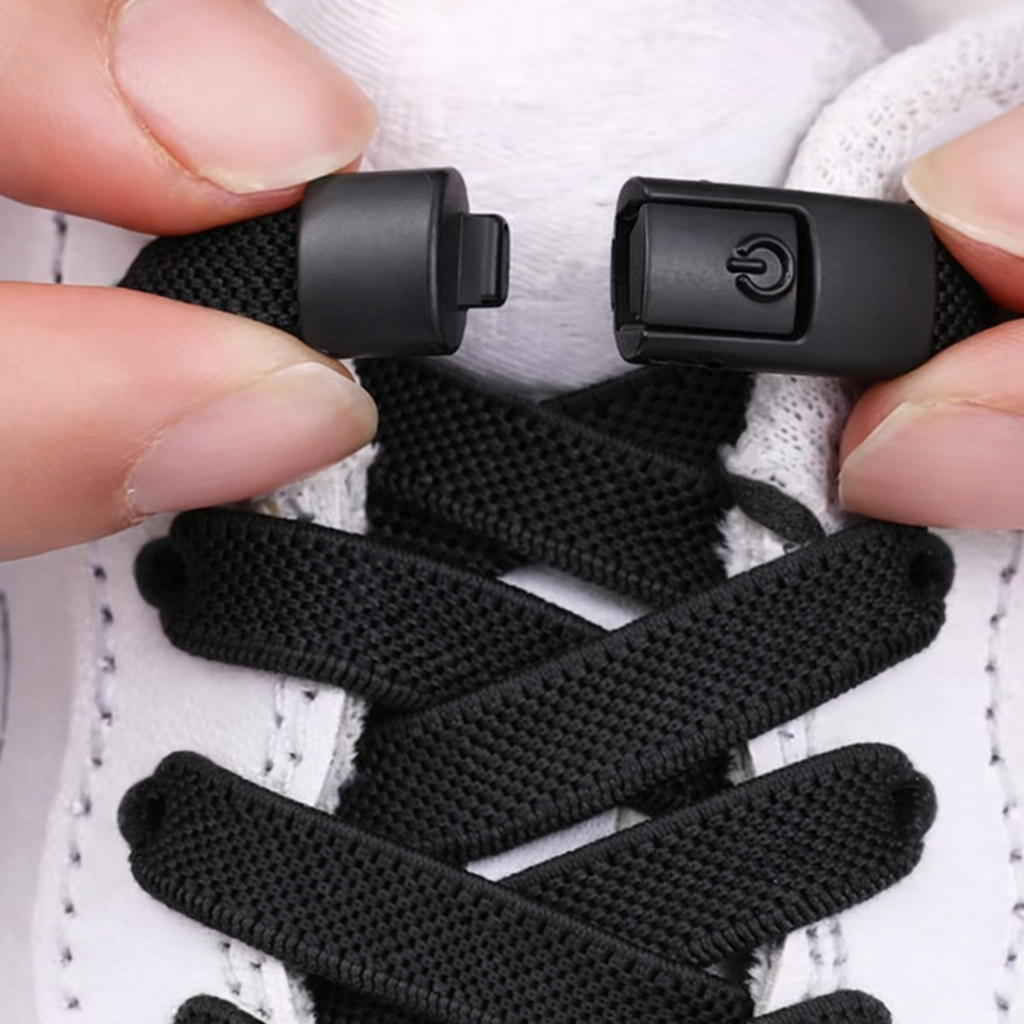 Zshare Tali Sepatu Elastis Lazy No Tie Elastic Shoe Lace 1m 1 Pair - T20 Gambar produk Zshare Tali Sepatu Elastis Lazy No Tie Elastic Shoe Lace 1m 1 Pair - T20