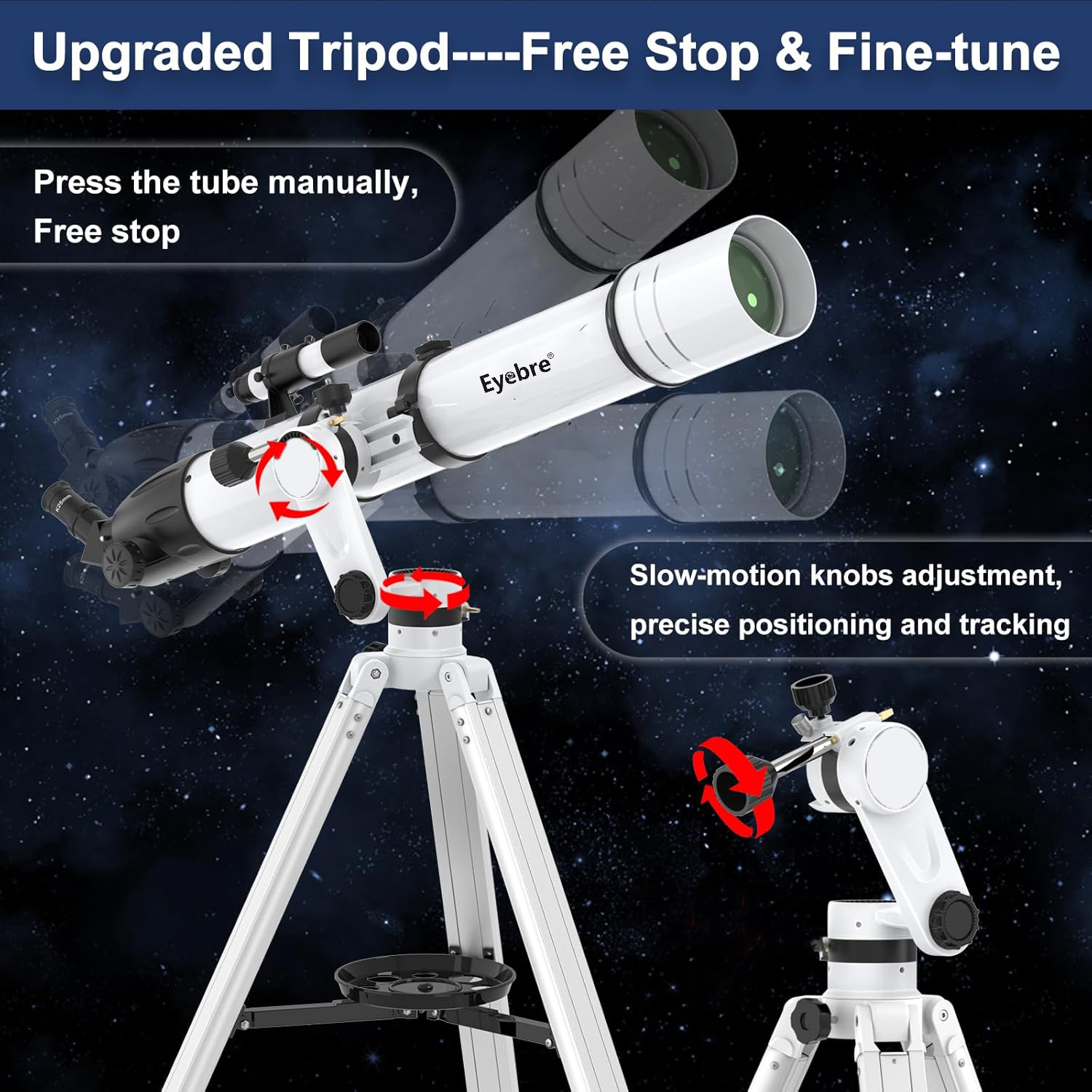 Eyebre Teleskop Teropong Bintang Astronomical Zenith Mirror 900/80mm - 90080AZ16-W Gambar produk Eyebre Teleskop Teropong Bintang Astronomical Zenith Mirror 900/80mm - 90080AZ16-W
