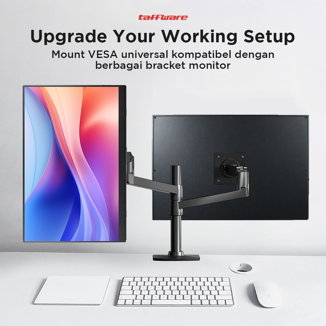 Taffware Portable Monitor 16 Inch IPS QHD 2.5K 60Hz Type C 3D Audio - 1600XTS-2 Gambar produk Taffware Portable Monitor 16 Inch IPS QHD 2.5K 60Hz Type C 3D Audio - 1600XTS-2