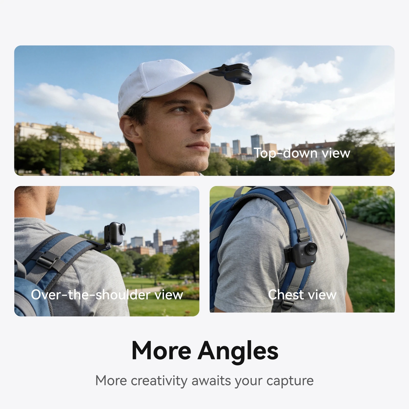 TELESIN Pivot Clip Magnetic Rotatable Mount Go Ultra Adjustable - S3-HMH-05-TIS Gambar produk TELESIN Pivot Clip Magnetic Rotatable Mount Go Ultra Adjustable - S3-HMH-05-TIS