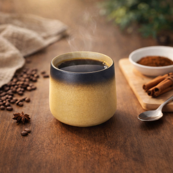 One Two Cups Gelas Keramik Kopi Teh Vintage Japanese Ceramic Cup 200ml - FB014