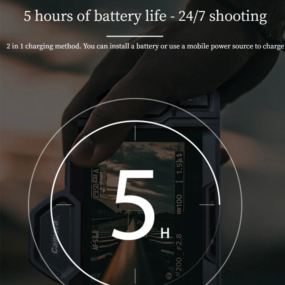 Gambar produk Xiyear Teropong Binocular IR Night Vision Video Recorder 10x Zoom 4K - NOO2