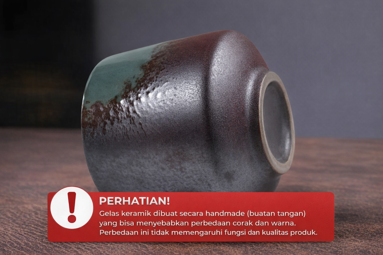 Gambar produk One Two Cups Gelas Keramik Kopi Teh Vintage Japanese Ceramic Cup 200ml - FB014