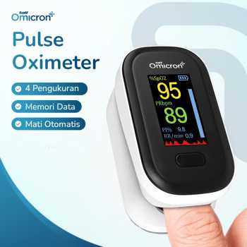 TaffOmicron Fingertip Pulse Oximeter Alat Ukur Saturasi Oksigen Darah - YK-80A