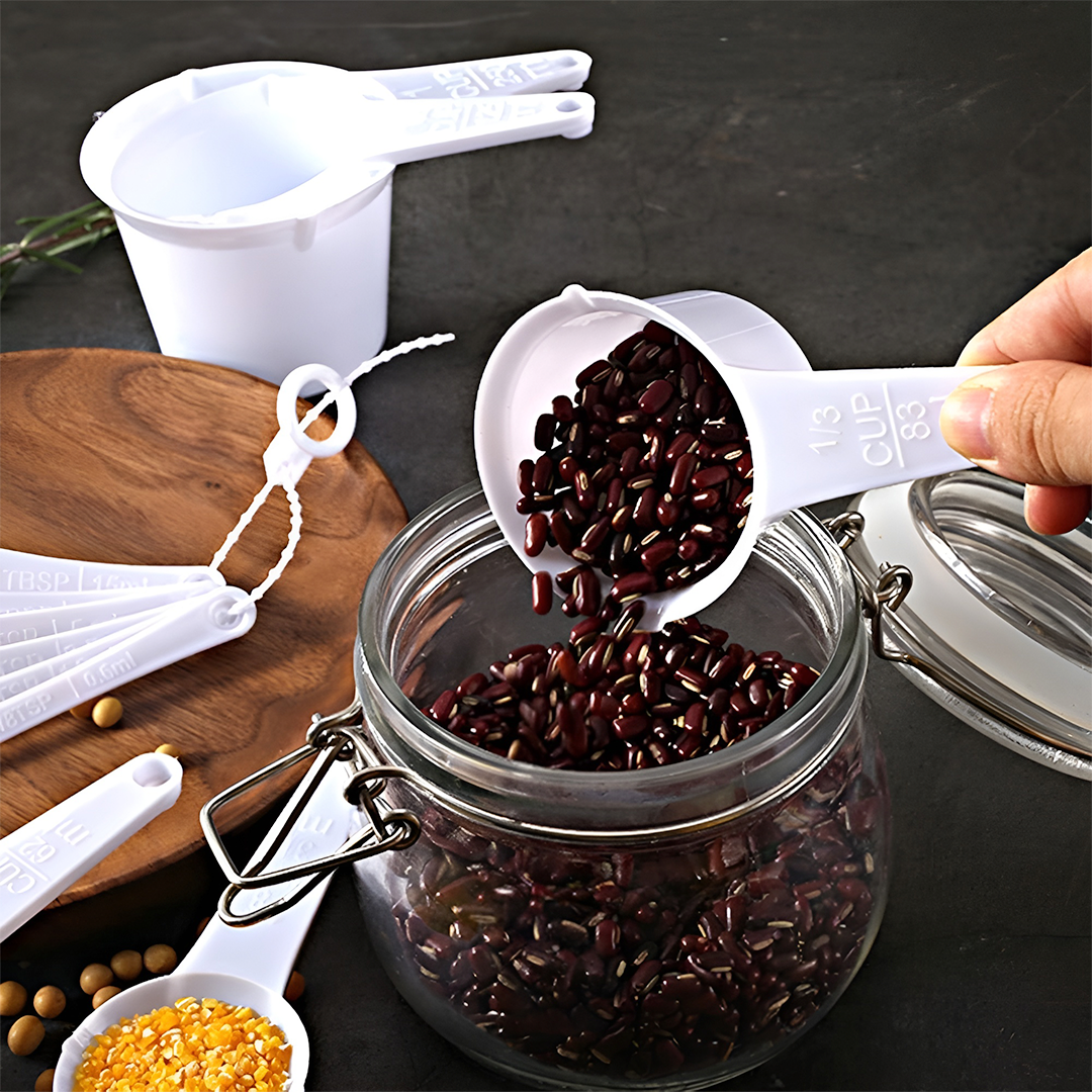 SPSK Sendok Takar Set Plastik Measuring Spoon 11 PCS - SP011 Gambar produk SPSK Sendok Takar Set Plastik Measuring Spoon 11 PCS - SP011