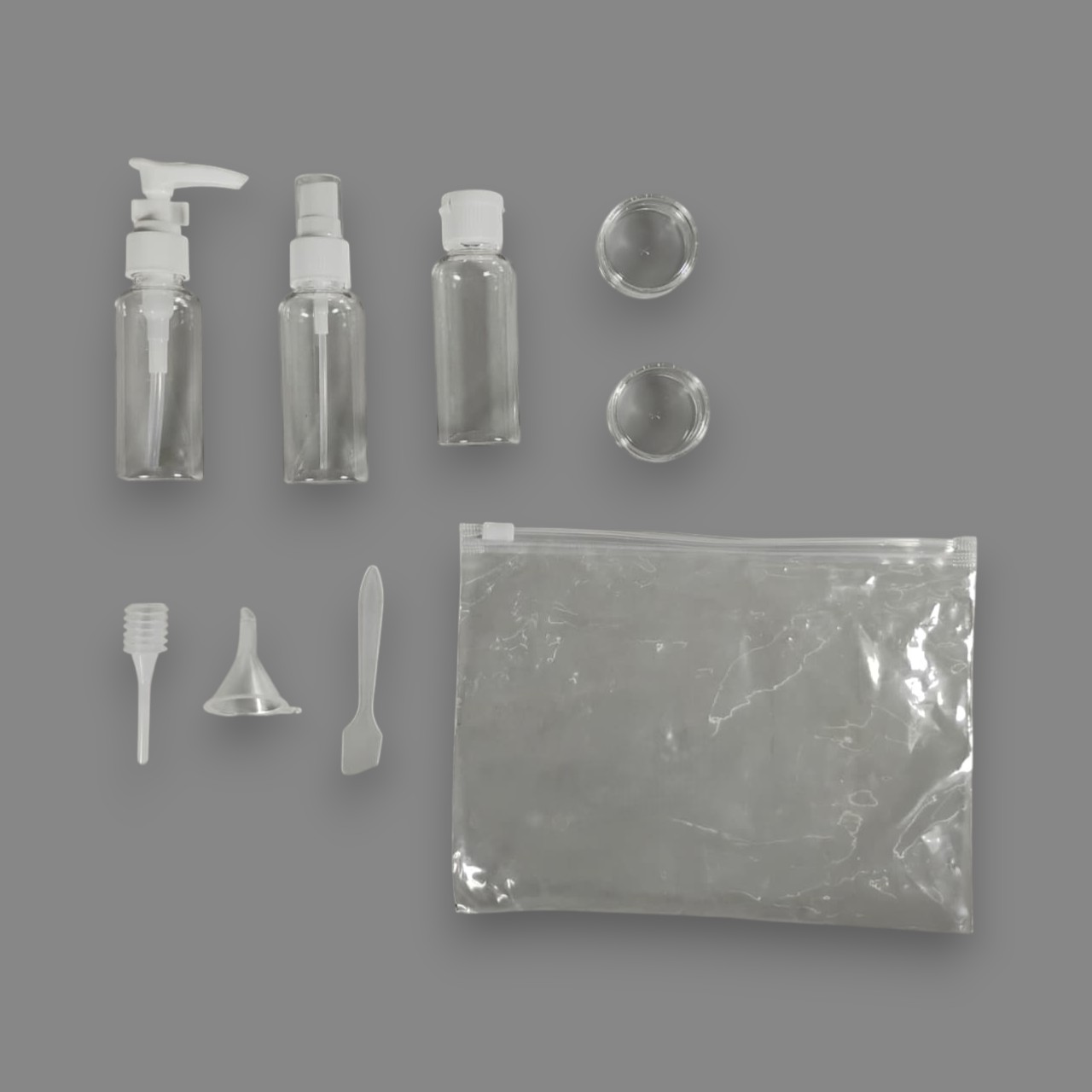 MUQGEW Botol Travel Size Liquid Bottle Pack 5 PCS - SV2 Gambar produk MUQGEW Botol Travel Size Liquid Bottle Pack 5 PCS - SV2