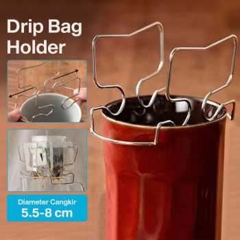 HOLDI Coffee Drip Bag Holder Kertas Penyaring Kopi Stainless Steel 304 - P-020
