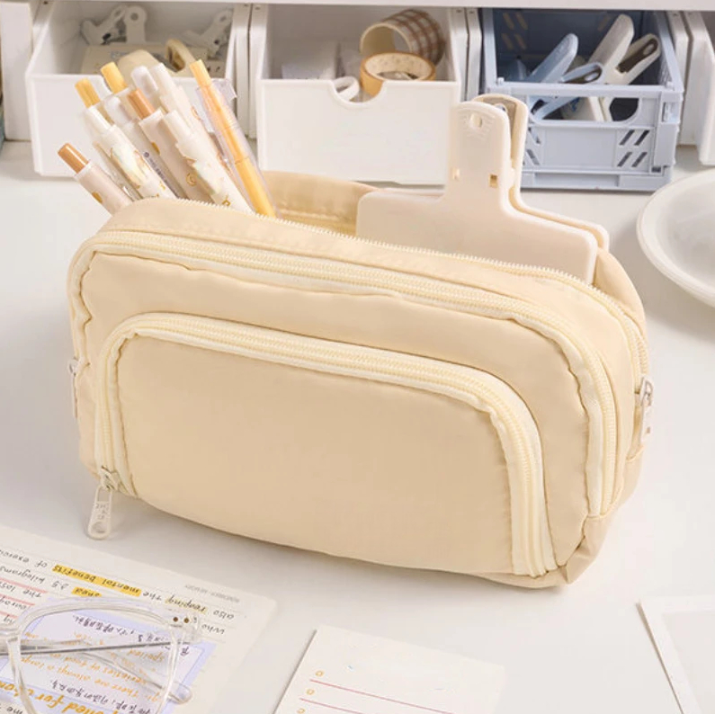 Botang Wenhua Tempat Pensil Multi Layer Case Compact Pouch Stationary - MG-1354 Gambar produk Botang Wenhua Tempat Pensil Multi Layer Case Compact Pouch Stationary - MG-1354