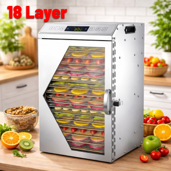 Taffware Mesin Pengering Makanan Food Dehydrator Touch Panel - LT65