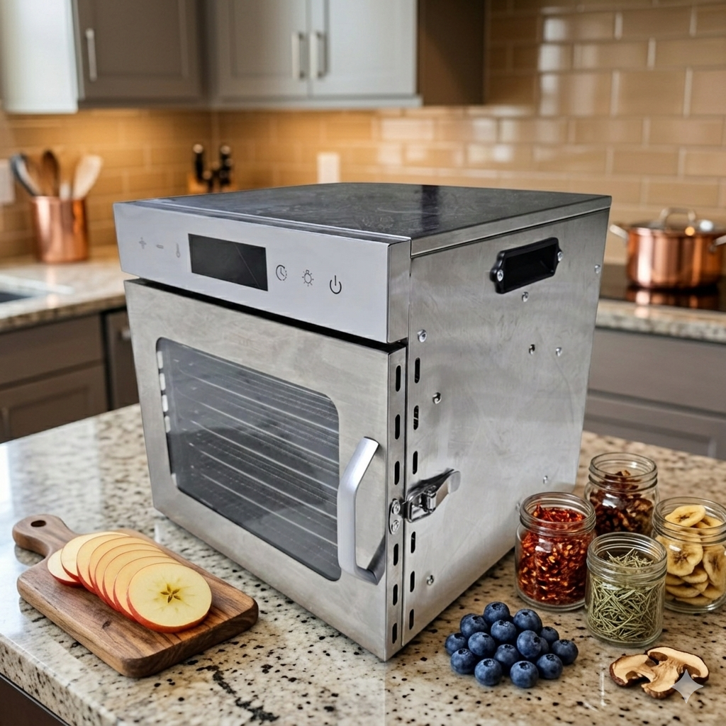 Taffware Mesin Pengering Makanan Food Dehydrator Touch Panel 8 Layer - LT60 Gambar produk Taffware Mesin Pengering Makanan Food Dehydrator Touch Panel 8 Layer - LT60