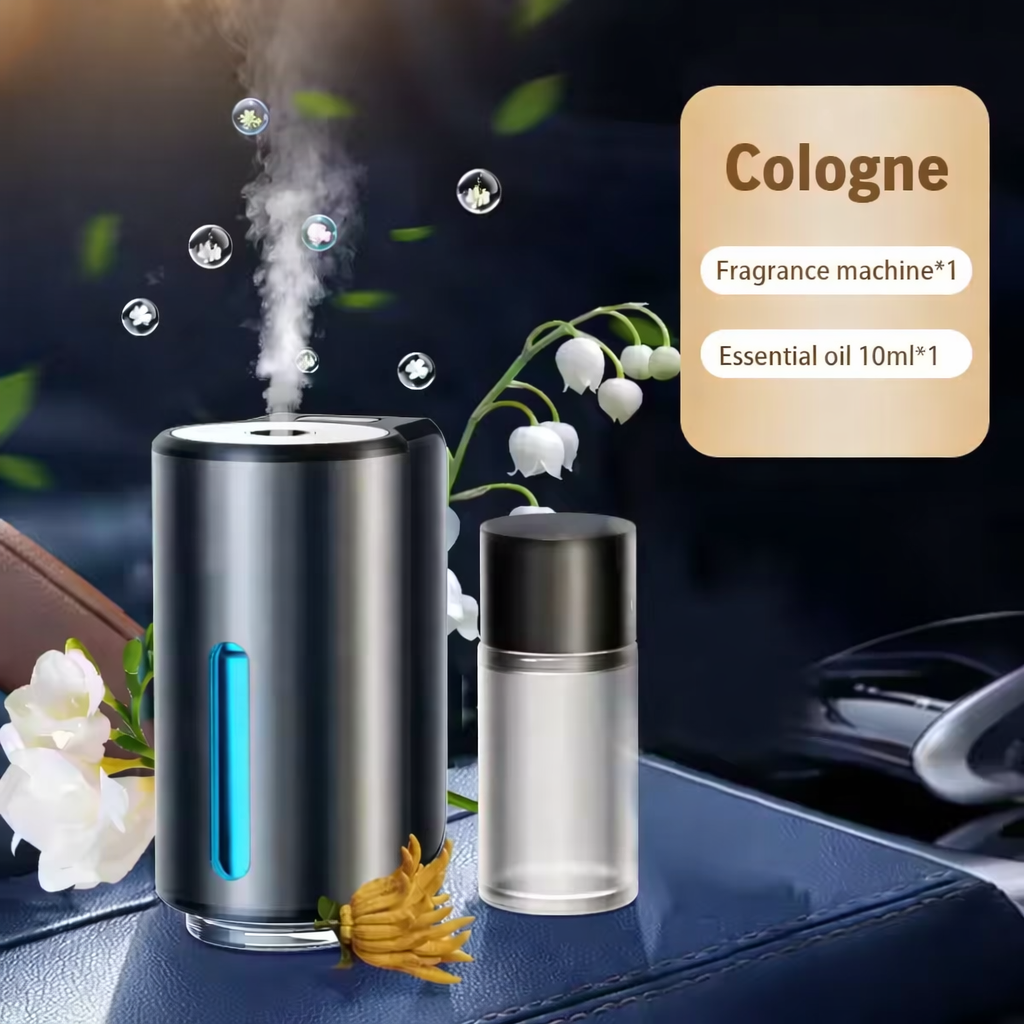 NEBULA Diffuser Mobil Otomatis Smart Sensor Aromatherapy 3 Level 10ml Cologne - M80 Gambar produk NEBULA Diffuser Mobil Otomatis Smart Sensor Aromatherapy 3 Level 10ml Cologne - M80