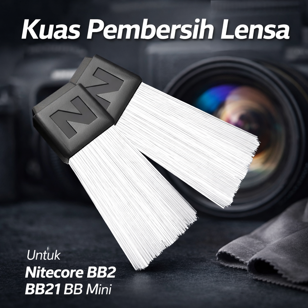 Gambar produk NITECORE Kuas Pembersih Lensa Kamera Lens Brush for BB2 BB21 BB Mini - NIA003