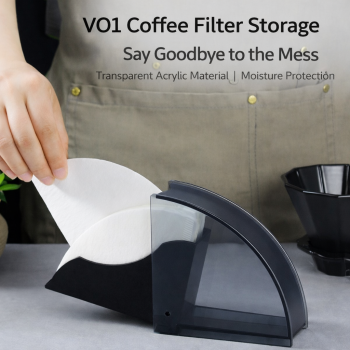 Zlish Tempat Filter Kertas Kopi Paper Coffee Holder Up to 40 Slot - V01