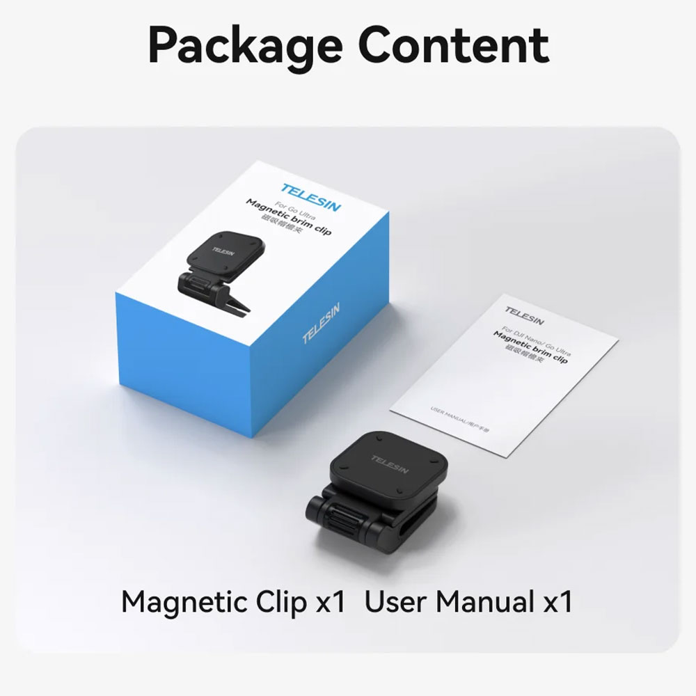 TELESIN Pivot Clip Magnetic Rotatable Mount Go Ultra Adjustable - S3-HMH-05-TIS Gambar produk TELESIN Pivot Clip Magnetic Rotatable Mount Go Ultra Adjustable - S3-HMH-05-TIS