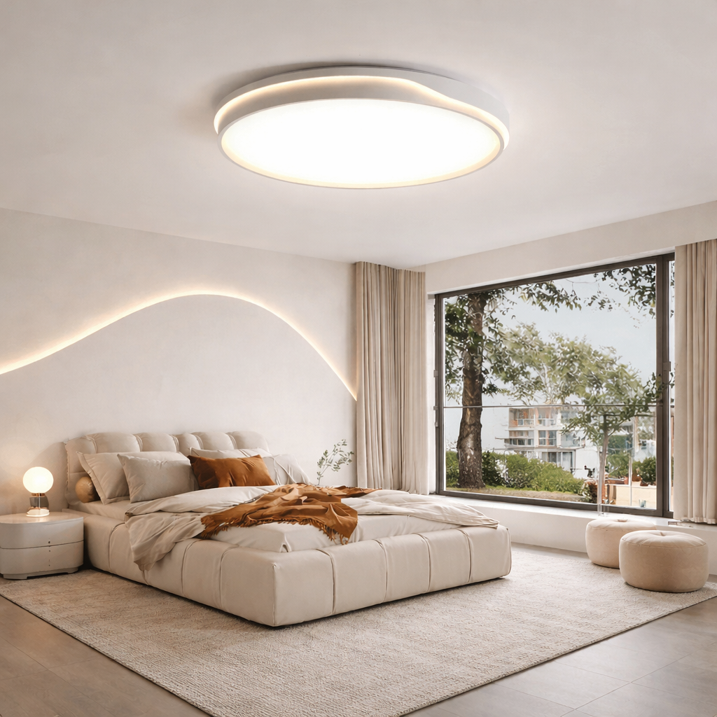 SHUANGZ Lampu Plafon LED Full Spectrum 3 Color 220V 36W 40cm - M70 Gambar produk SHUANGZ Lampu Plafon LED Full Spectrum 3 Color 220V 36W 40cm - M70