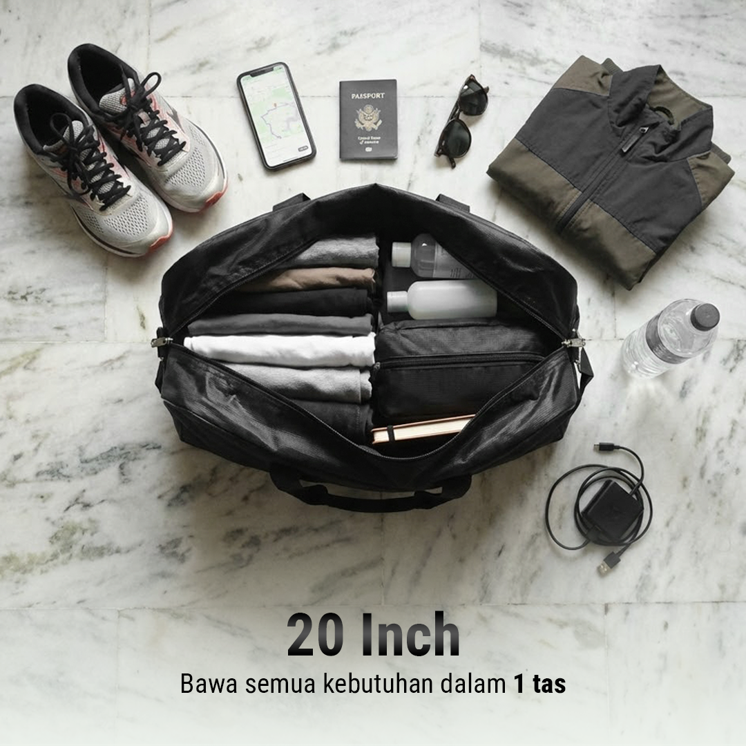 RAIMIQI Tas Jinjing Travel Bag Duffle Waterproof Oxford 20 Inch - 880 Gambar produk RAIMIQI Tas Jinjing Travel Bag Duffle Waterproof Oxford 20 Inch - 880