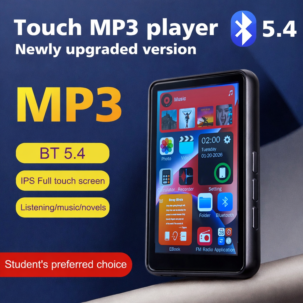 OCCKIC MP3 Digital Audio Player Bluetooth MP4 IPS 4 Inch 16GB 1000mAh - X20 Gambar produk OCCKIC MP3 Digital Audio Player Bluetooth MP4 IPS 4 Inch 16GB 1000mAh - X20