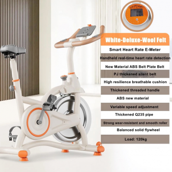 CB Sepeda Statis Gym Spinning Bike Quiet Operation Heart Rate Tracker - WZX7