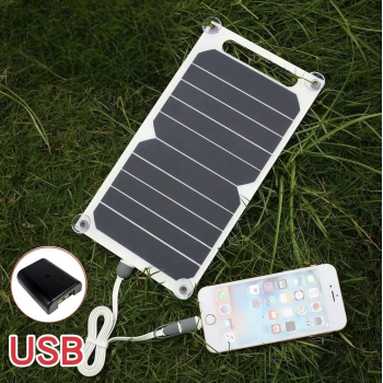Gambar produk Sola Bright Solar Panel Monocrystalline Modul DIY Power Bank USB 35W - PP065