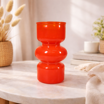 Gambar produk TaffHOME Vas Bunga Kaca Nordic Bottle Vase Flower Pot Home Decor 18cm - AM-18