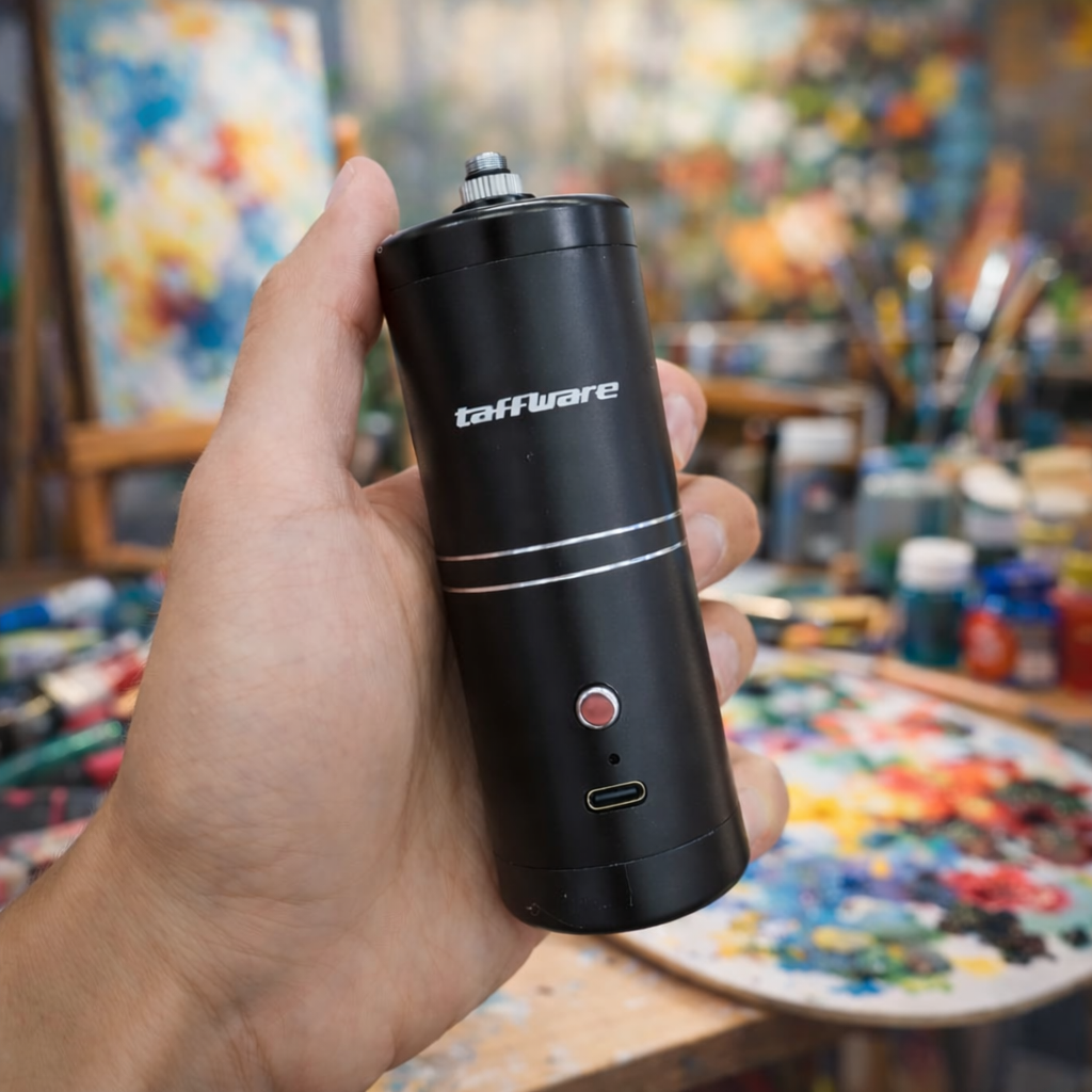 Taffware Air Compressor Airbrush Painting Art Spray Gun 0.3mm 7ml - ARP150 Gambar produk Taffware Air Compressor Airbrush Painting Art Spray Gun 0.3mm 7ml - ARP150