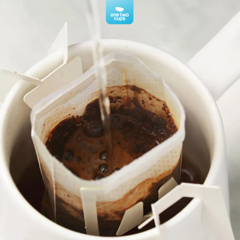 One Two Cups Kertas Penyaring Kopi Coffee Drip Bag Paper Filter 50PCS - T111 Gambar produk One Two Cups Kertas Penyaring Kopi Coffee Drip Bag Paper Filter 50PCS - T111