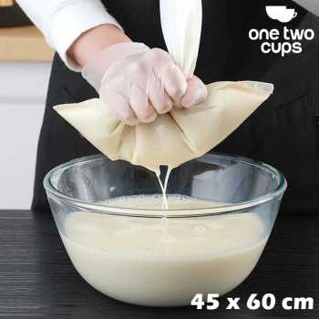 One Two Cups Kain Saringan Susu Kedelai Nilon Serut Reusable Mesh 80 - ZR80