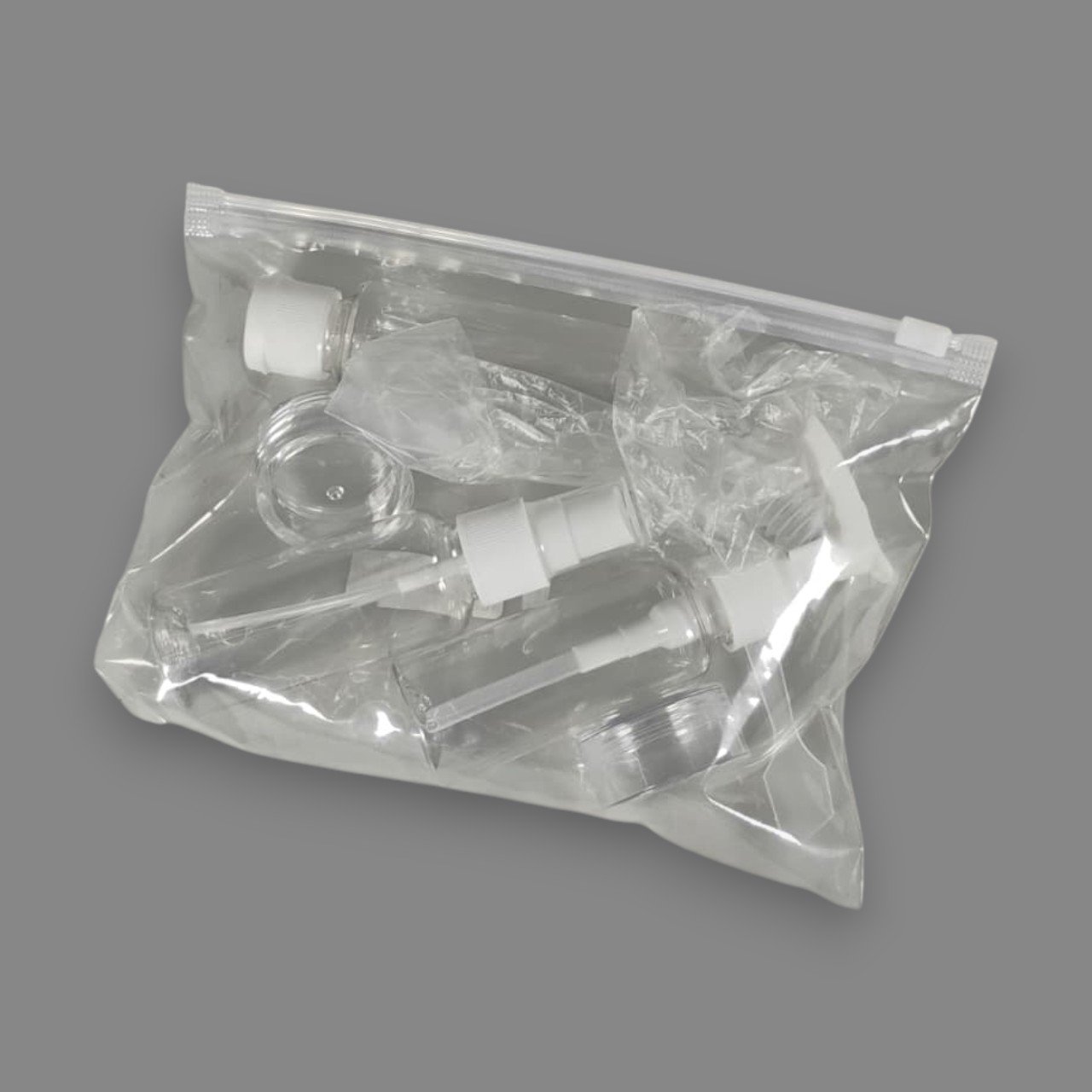 MUQGEW Botol Travel Size Liquid Bottle Pack 5 PCS - SV2 Gambar produk MUQGEW Botol Travel Size Liquid Bottle Pack 5 PCS - SV2