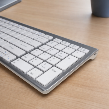 Gambar produk JOMAA Keyboard Dual Wireless Bluetooth Silent Click 2.4GHz Type C - MLD-580