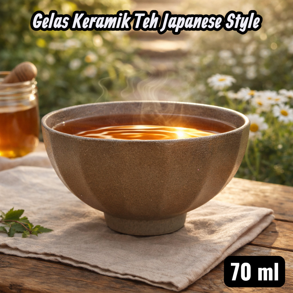 Rouge Gelas Keramik Teh Japanese Style Ceramic Cup Model Petal 70ml - INU49 Gambar produk Rouge Gelas Keramik Teh Japanese Style Ceramic Cup Model Petal 70ml - INU49