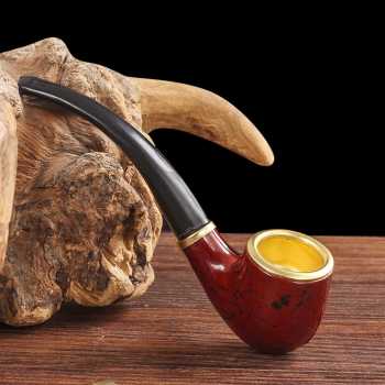 Jodel Pipa Rokok Tembakau Cangklong Tobacco Pipe Resin Washable Filter - ZF900