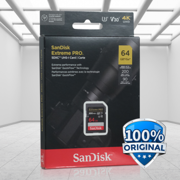 SanDisk Extreme PRO SDXC/HC UHS-I Card U3 V30 100MB/s 200MB/s