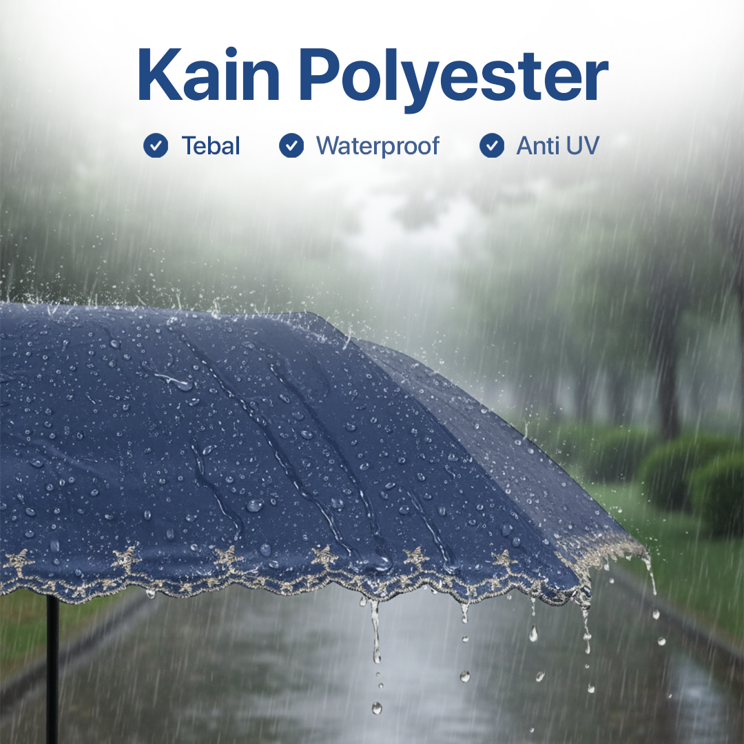 RUERN Payung Lipat Anti UV Ultra Light Folding Umbrella 6 Bone 92cm - R-3 Gambar produk RUERN Payung Lipat Anti UV Ultra Light Folding Umbrella 6 Bone 92cm - R-3